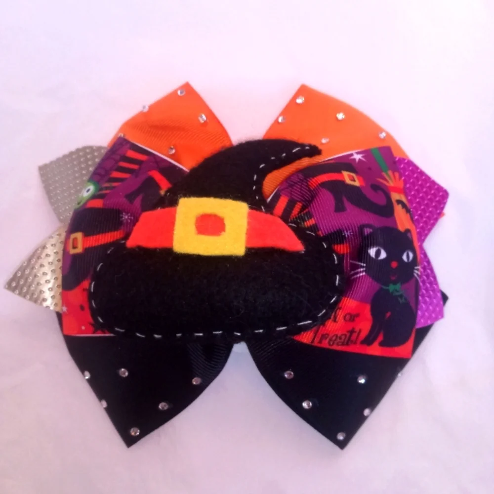 Halloween bow ( box Home )